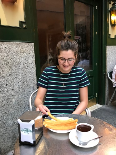 San Gines famous churros and chocolate!